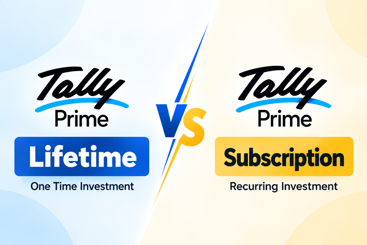 TallyPrime Lifetime vs Subscription